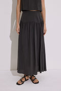 Modal Long Skirt - Anthracite