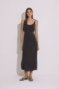 Modal Sleeveless Dress - Anthracite