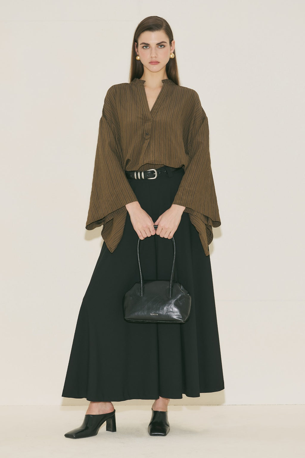 Kimono Sleeve Blouse - Khaki