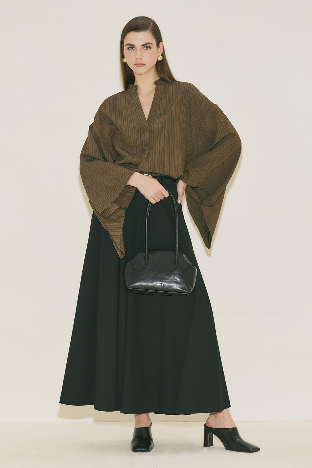 Kimono Sleeve Blouse - Khaki